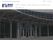 Tablet Screenshot of mitchellmetals.net